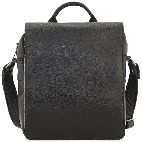 Кожаная сумка "Шерлок макси" (черная). фото 1
