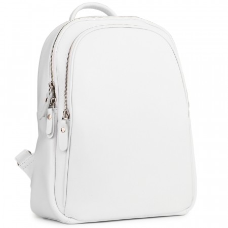 Кожаный рюкзак "Рамона" (белая)