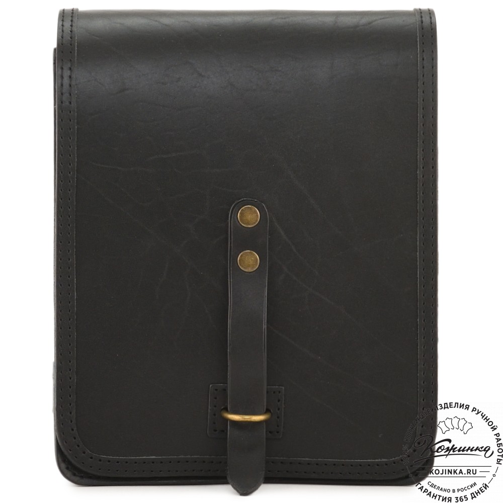 Кожаный планшет "Макар" (черный)