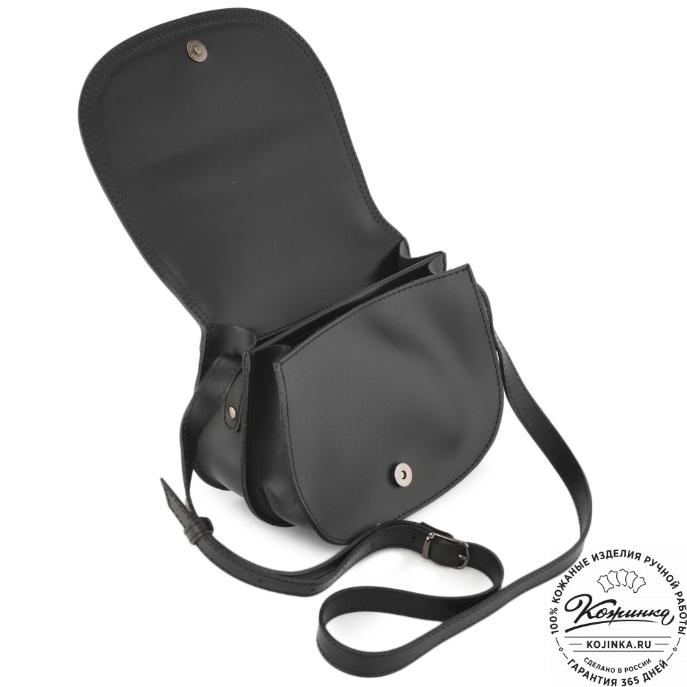 Женская кожаная сумка "Аргентина" (черный)