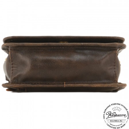 Кожаная сумка "Митчел мини" (коричневая наппа)