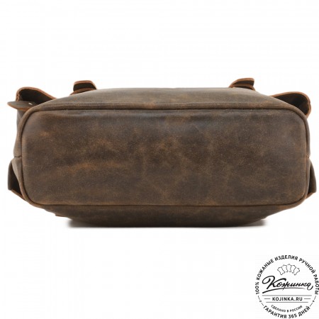 Кожаный рюкзак "Бэнжамин" (коричневая наппа)