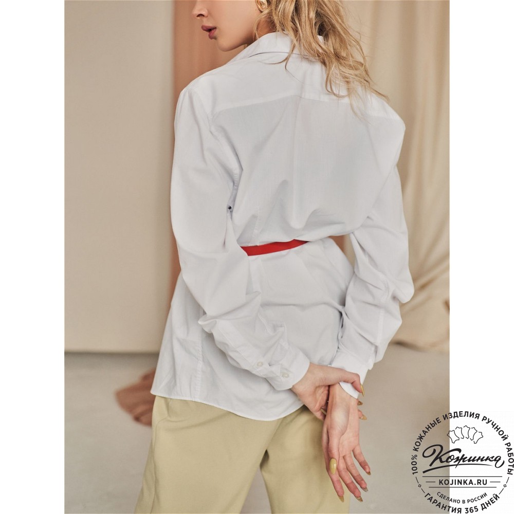 Кожаная портупея Venus (красная)