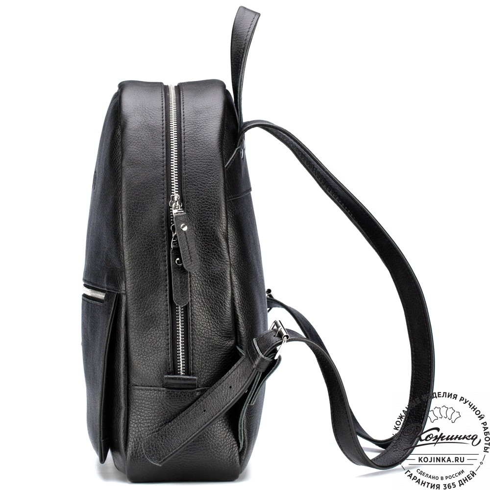 Кожаный рюкзак "Джессика" (чёрный)