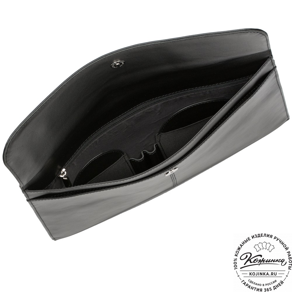 Папка для документов "Линда" (чёрная)