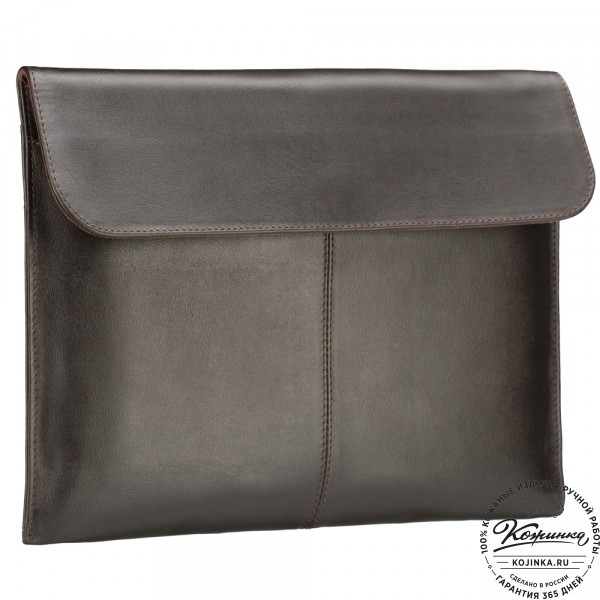 Папка для документов "Линда" (тёмно-коричневая). фото 1
