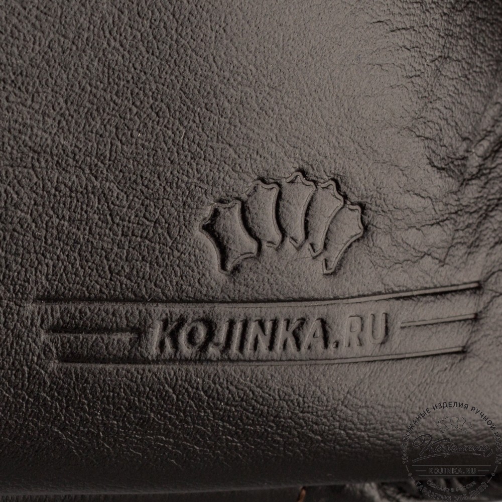 Кожаный портфель "Борменталь" (тёмно-коричневый)