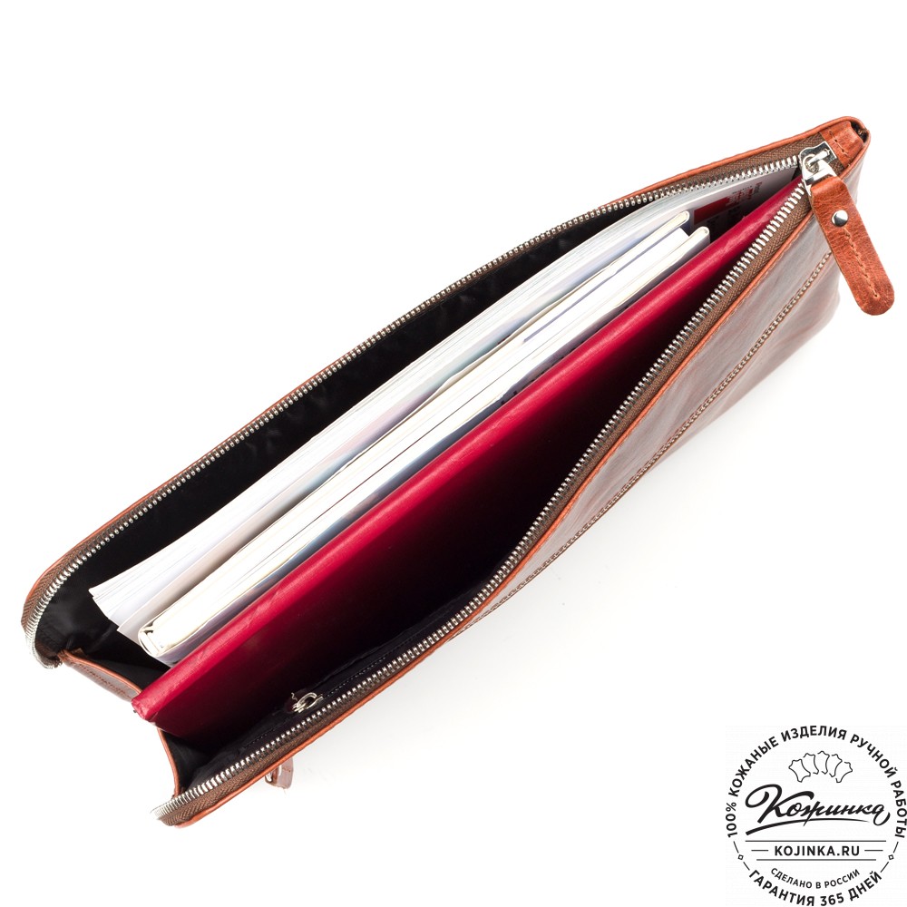 Папка для документов "Бэн" (рыжий антик)