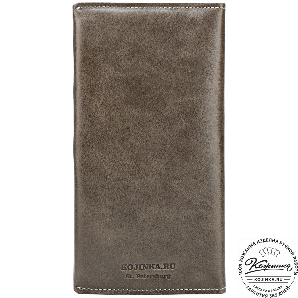 Кожаное портмоне Санкт-Петербург (оливковое)