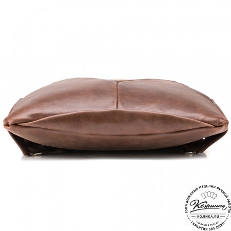 Кожаный рюкзак "Ария" (коричневый)