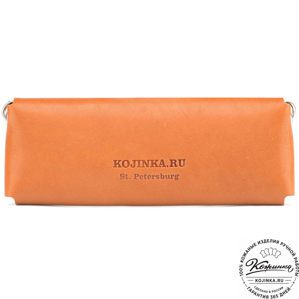 Кожаная ключница "Варшава" (рыжая)