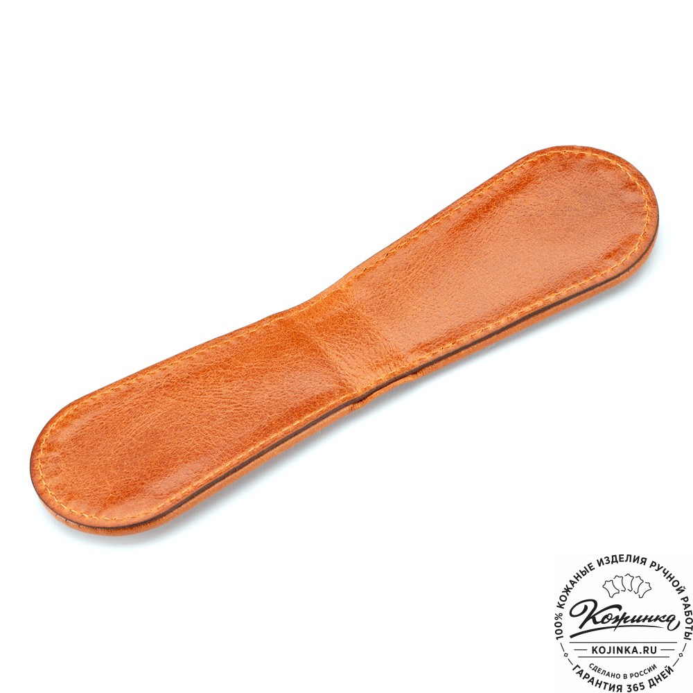 Кожаный зажим для денег "Бонн" (кэмэл)