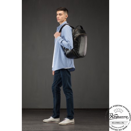 Кожаный рюкзак "Ланселот" (коричневая наппа)