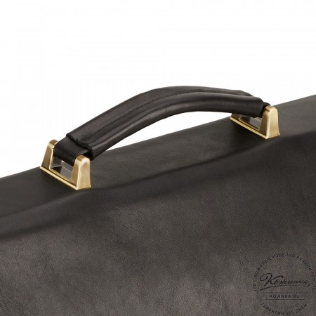 Кожаный портфель "Даниэль" (чёрный)