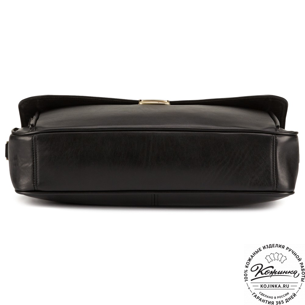Кожаный портфель "Даниэль" (чёрный)