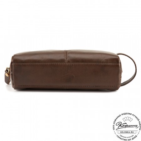 Кожаный несессер "Гремлин" (коричневый)