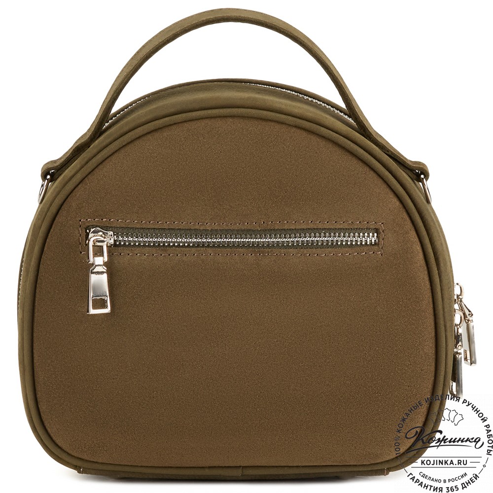 Женская кожаная сумка "Селин" (хаки)