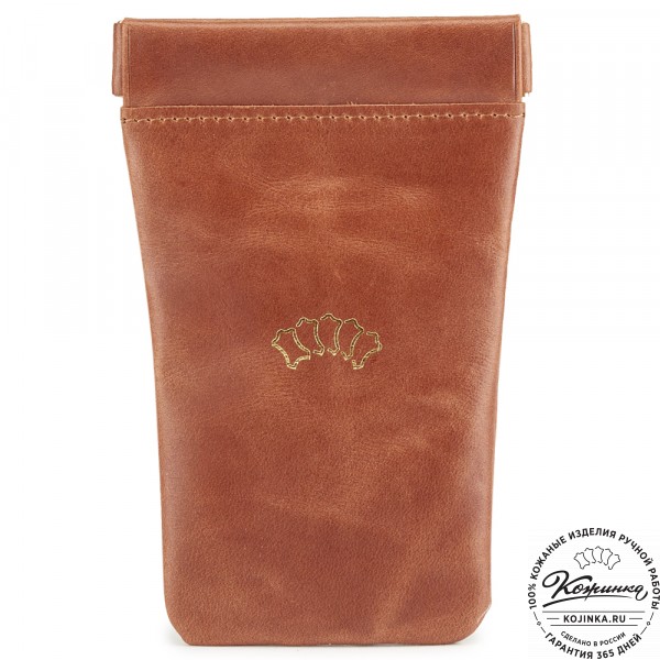 Кожаная ключница "Бельгия" (коричневая). фото 1