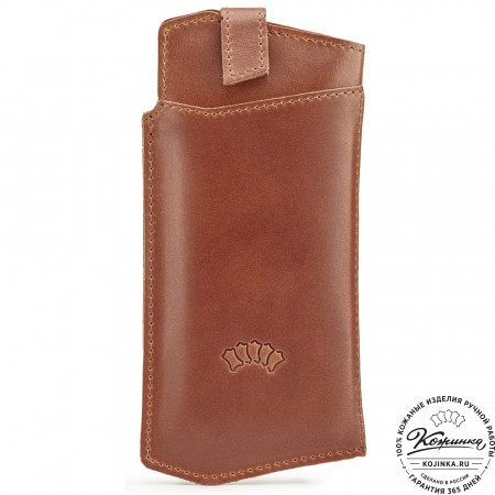 Кожаный футляр для очков "Египет" (коричневый)