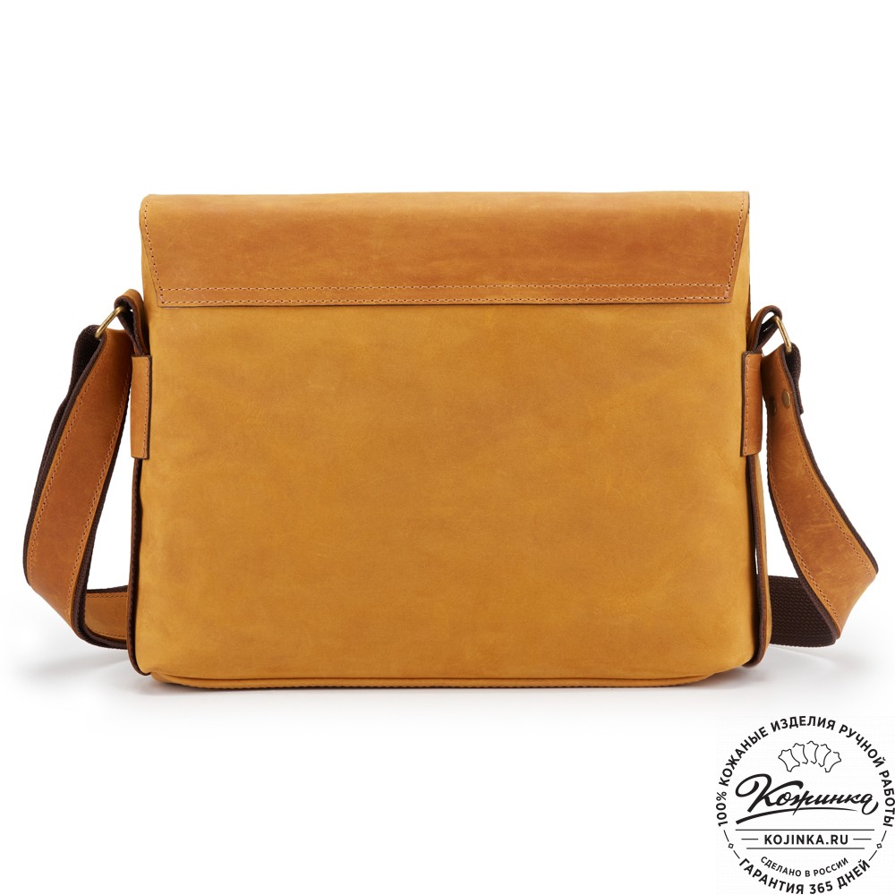 Кожаная сумка "Пабло" (рыжий крейзи)