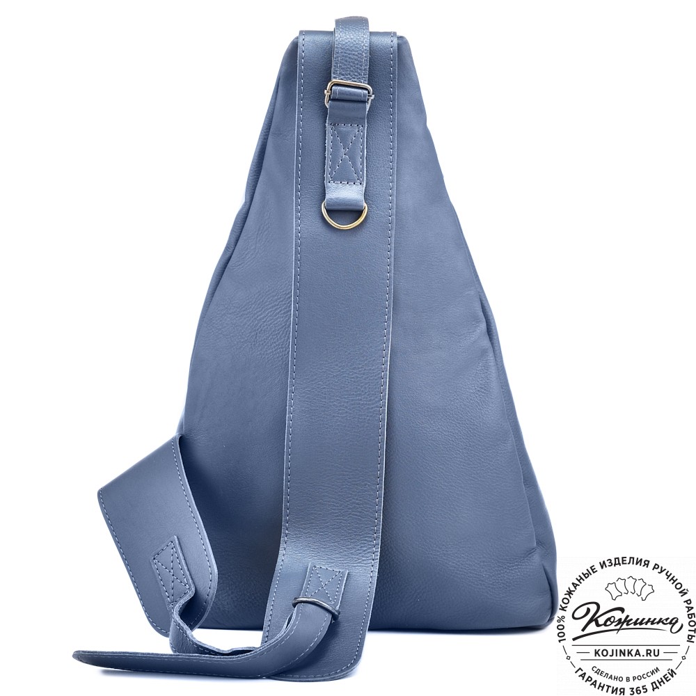 Кожаный рюкзак "Фобос" (джинс)