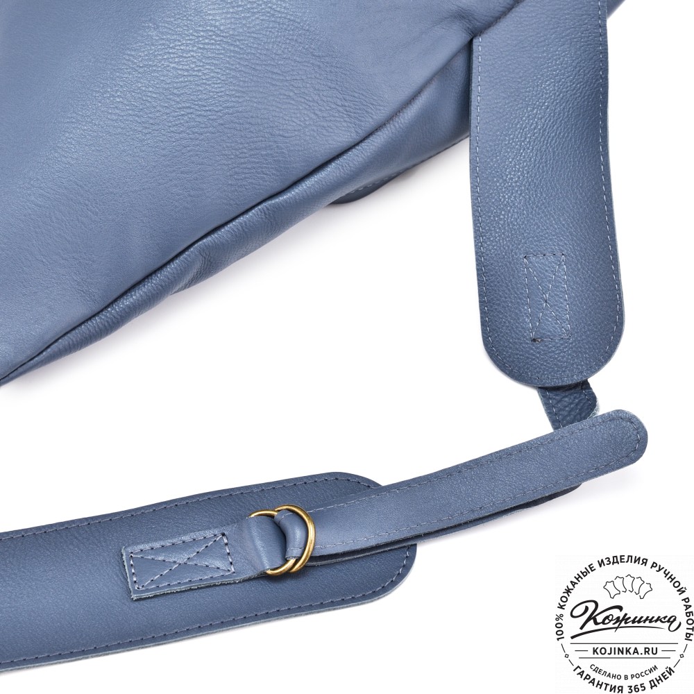 Кожаный рюкзак "Фобос" (джинс)