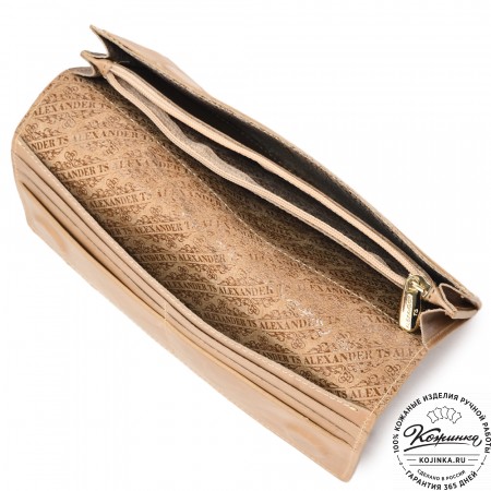 Кожаное портмоне "Монако" "Кролики чудики "