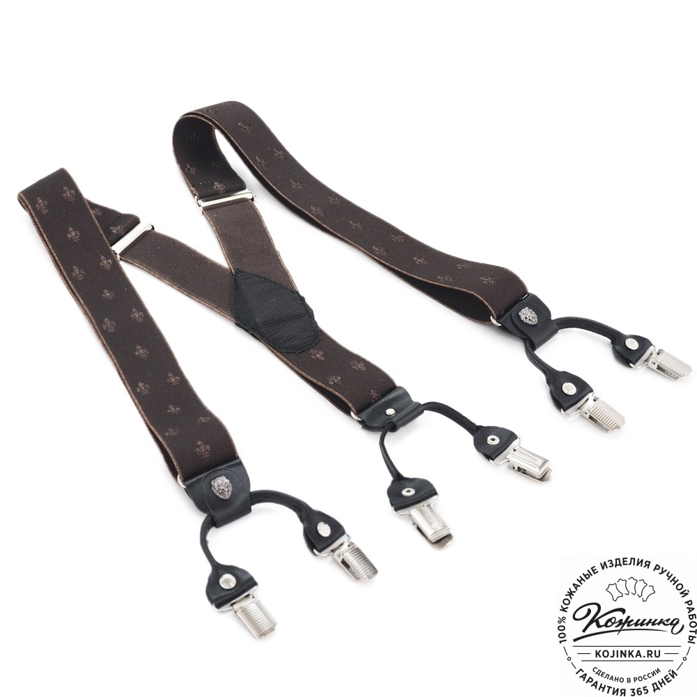  Подтяжки подарочные (коричневые)
