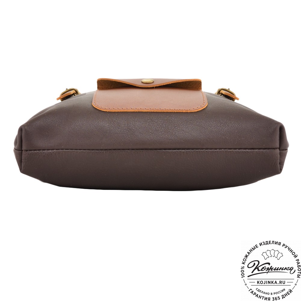 Кожаный рюкзак "Vogue" (темно-коричневый) 