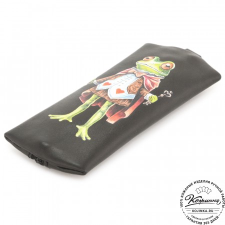 Кожаная ключница «Соло» "Лягушка"