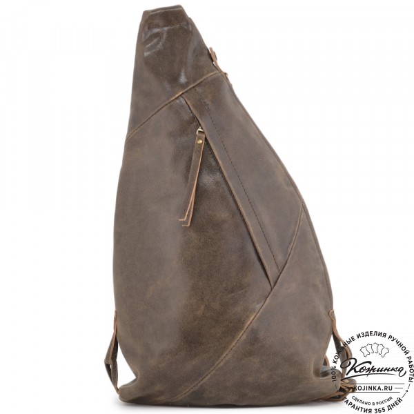 Кожаный рюкзак "Африка" (коричневый наппа). фото 1