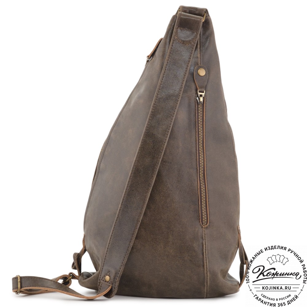 Кожаный рюкзак "Африка" (коричневый наппа)