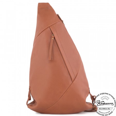 Кожаный рюкзак "Африка" (рыжая гладкая кожа) 