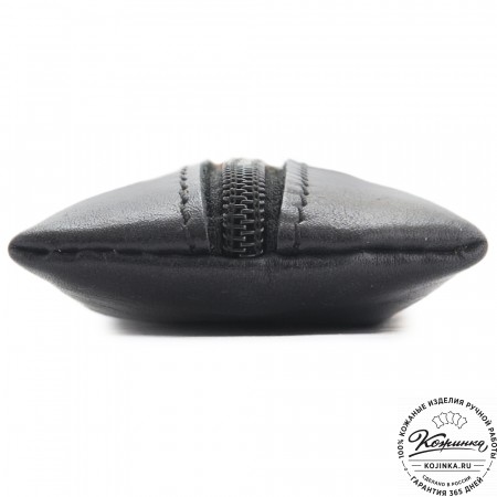  Кожаная ключница «Соло» "Часы" (черный) 