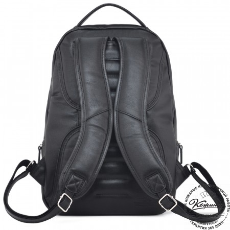 Кожаный рюкзак "Ланселот" (чёрный)