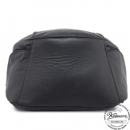 Кожаный рюкзак "Ланселот" (чёрный)
