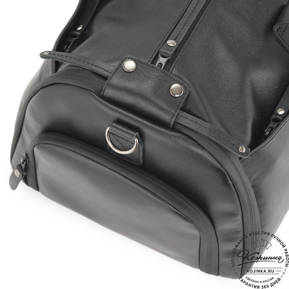 Кожаная сумка-портплед "Титан" (черный)