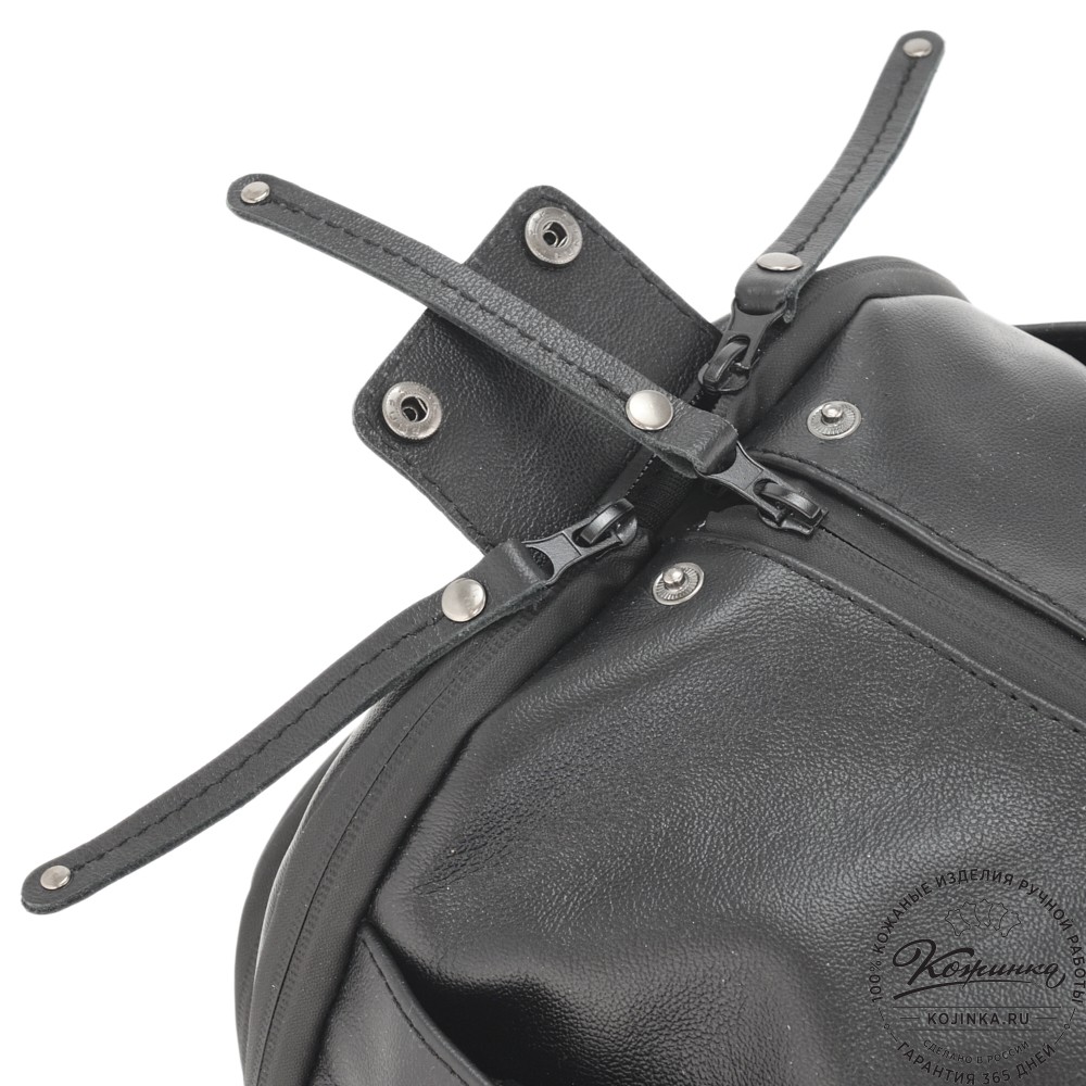 Кожаная сумка-портплед "Титан" (черный)