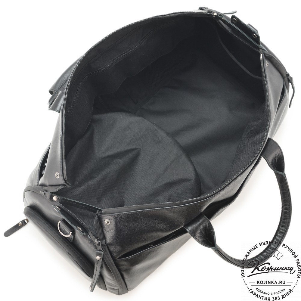 Кожаная сумка-портплед "Титан" (черный)