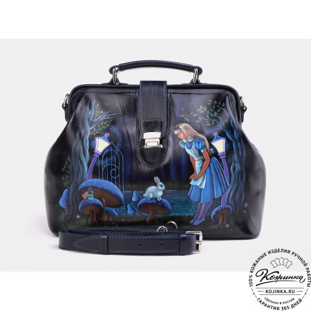 Сумка Фрейм Медиум "Алиса" (синяя)