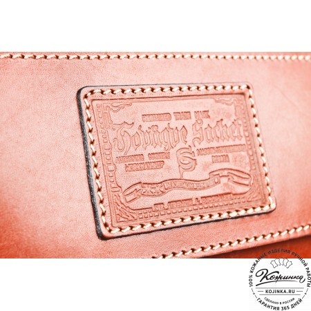 Кожаный рюкзак "Кэмэл" (тёмно рыжий)