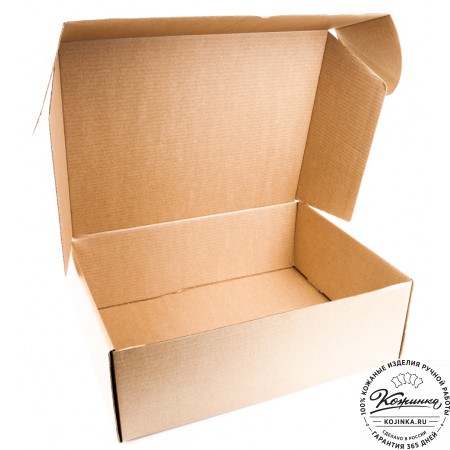  Кожаная деловая сумка "Гранд" (темно-коричневая крейзи)