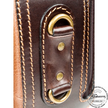 Кожаный рюкзак "Стиль 2" (коричневый)