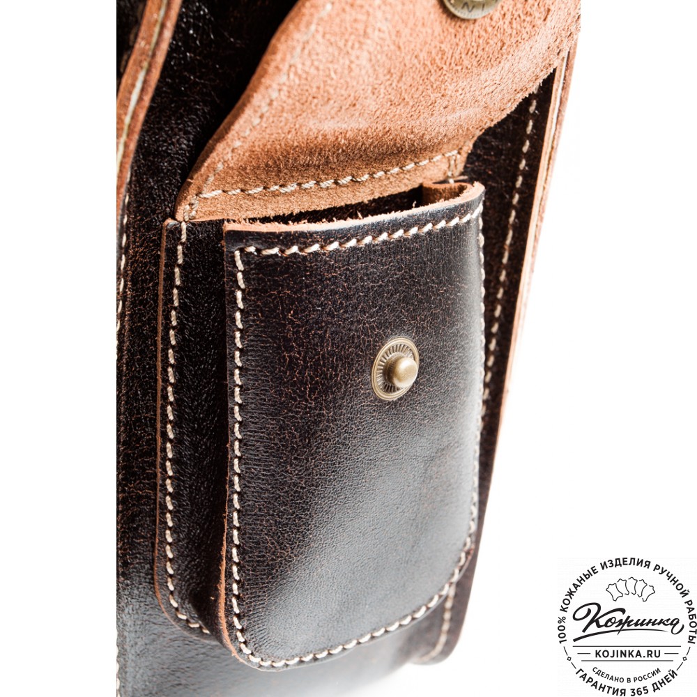 Кожаная  сумка "Виктория" (коричневый эксклюзив)